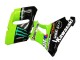 Carenagens Moto Kawasaki ZZR400 1993-2007 - Verde Preto Brilhante Azul Monstro Elf Touch4 Bridgestone