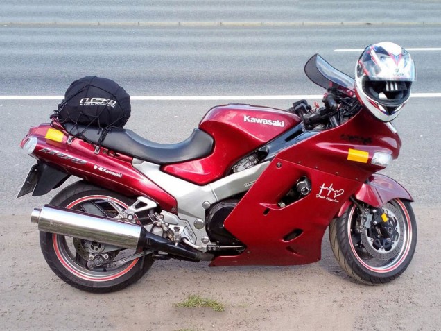 Carenagens Moto Kawasaki ZZR1100 1993-2003 - Vermelho