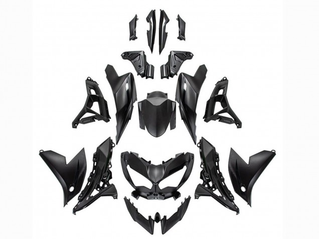 Carenagens Moto Kawasaki Versys 650 2022-2025 - Preto Fosco