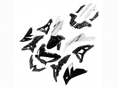 Carenagens Moto Kawasaki Versys 650 2022-2025 - Preto Brilhante Branco