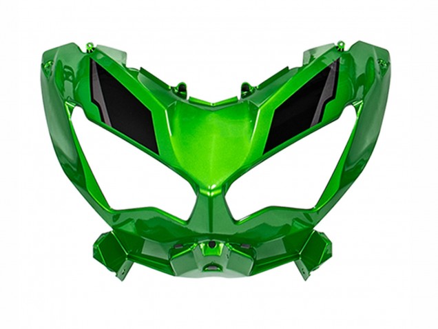 Carenagens Moto Kawasaki Versys 650 2022-2025 - Verde Preto Brilhante