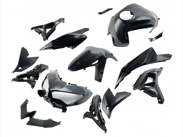 Carenagens Moto Kawasaki Versys 650 2022-2025 - Preto Brilhante