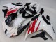 Carenagens Moto Yamaha FZ6R 2009-2015 - Branco Vermelho Preto