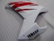 Carenagens Moto Yamaha FZ6R 2009-2015 - Branco Vermelho Preto