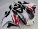 Carenagens Moto Yamaha FZ6R 2009-2015 - Branco Vermelho Preto