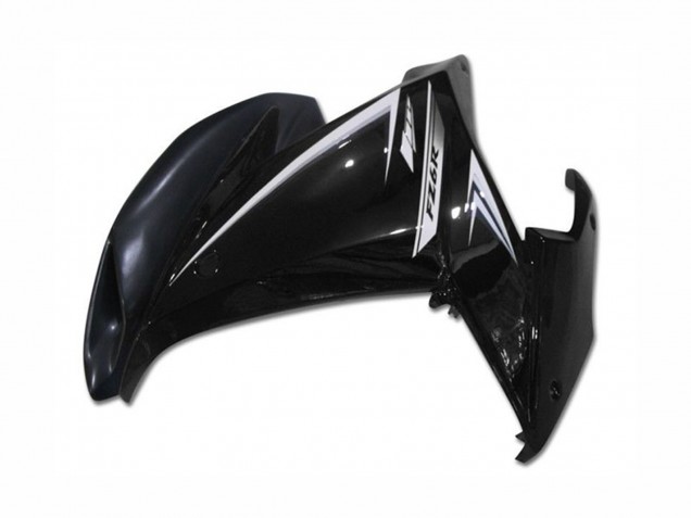 Carenagens Moto Yamaha FZ6R 2009-2015 - Preto Brilhante Branco