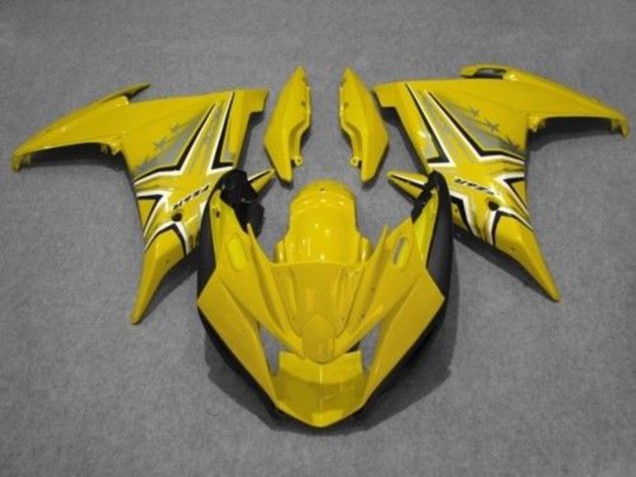 Carenagens Moto Yamaha FZ6R 2009-2015 - Amarelo Preto