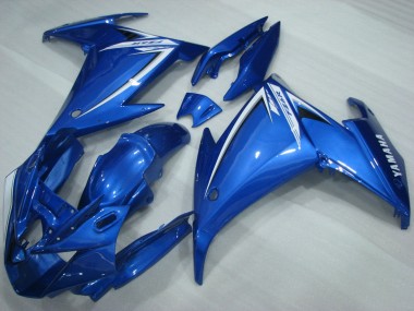 Carenagens Moto Yamaha FZ6R 2009-2015 - Azul Branco
