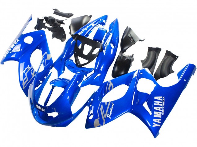 Carenagens Moto Yamaha YZF600R Thundercat 1996-2007 - Azul Branco Prata