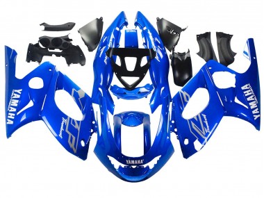Carenagens Moto Yamaha YZF600R Thundercat 1996-2007 - Azul Branco Prata