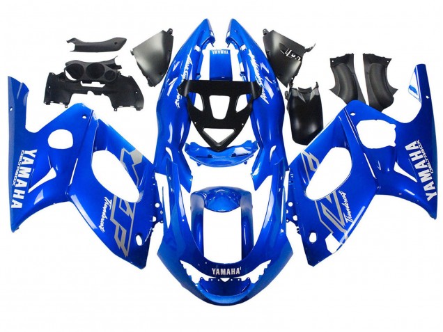Carenagens Moto Yamaha YZF600R Thundercat 1996-2007 - Azul Branco Prata