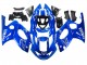 Carenagens Moto Yamaha YZF600R Thundercat 1996-2007 - Azul Branco Prata