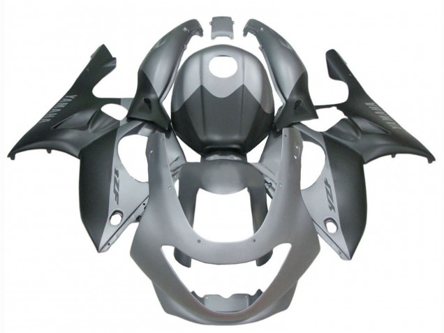 Carenagens Moto Yamaha YZF600R Thundercat 1996-2007 - Preto Fosco Cinzento
