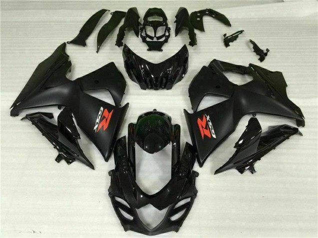 Carenagem Moto Suzuki GSXR 1000 2009-2016 - Preto Brilhante Preto Fosco