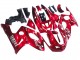 Carenagens Moto Yamaha YZF600R Thundercat 1996-2007 - Vermelho Branco Thunderace