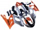 Carenagens Moto Yamaha YZF600R Thundercat 1996-2007 - Laranja Cinzento Preto Brilhante