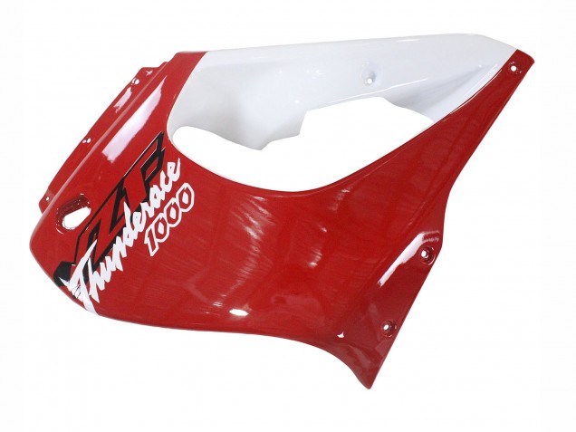 Kits Carenagem Moto Yamaha YZF 1000R Thunderace 1997-2007 - Vermelho Preto Branco Thunderace