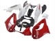 Carenagens Moto Yamaha YZF 1000R Thunderace 1997-2007 - Vermelho Preto Branco Thunderace