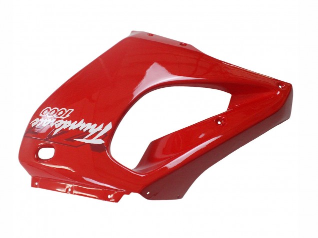 Carenagens Moto Yamaha YZF 1000R Thunderace 1997-2007 - Vermelho Preto Branco Thunderace