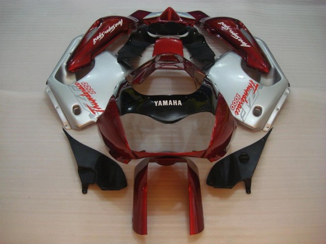 Carenagem Moto Yamaha YZF 1000R Thunderace 1997-2007 - Vermelho Prata Thunderace