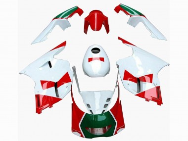 Carenagens Moto Yamaha TZR250 3XV 1991-1994 - Branco Vermelho Verde