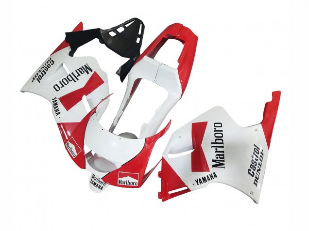 Carenagens Moto Yamaha TZR250 3XV 1991-1994 - Branco Vermelho Marlboro Castrol Dunlop