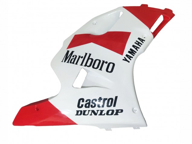 Carenagens Moto Yamaha TZR250 3XV 1991-1994 - Branco Vermelho Marlboro Castrol Dunlop