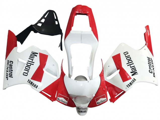 Carenagens Moto Yamaha TZR250 3XV 1991-1994 - Branco Vermelho Marlboro Castrol Dunlop