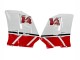Carenagens Moto Yamaha RZV500 / RD500 1985-1987 - Branco Vermelho Preto