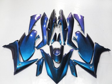 Carenagens Moto Yamaha TMAX560 2019-2021 - Gradiente Azul Escuro Roxo