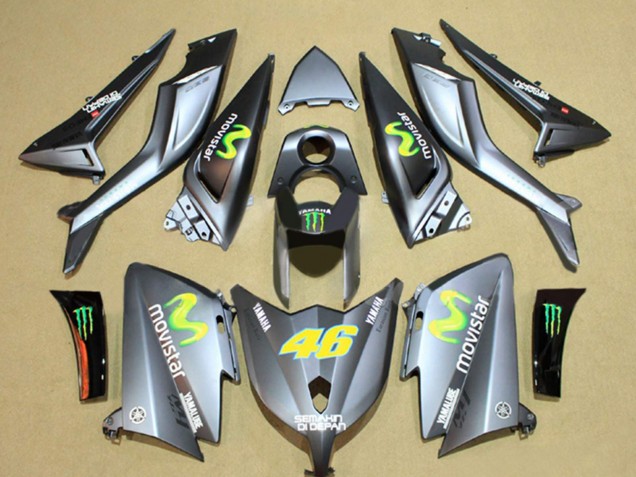 Carenagens Moto Yamaha TMAX530 2012-2014 - Cinzento Semakin Didepan MoviStar Yamalube 46