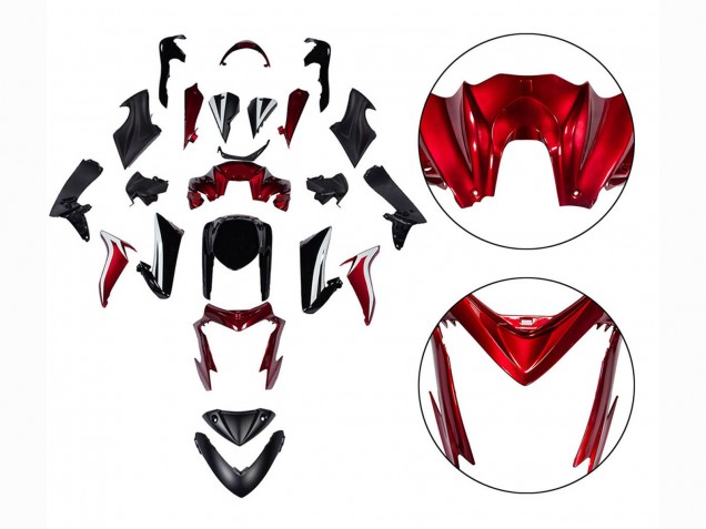 Carenagens Moto Suzuki GSX-S 1000 2015-2020 - Preto Vermelho