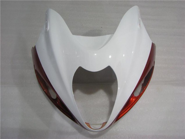 Carenagens Moto Suzuki GSXR 1300 Hayabusa 1996-2007 - Branco Laranja Preto