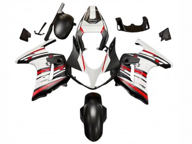 Carenagens Moto Suzuki SV650 2003-2013 - Branco Vermelho Preto