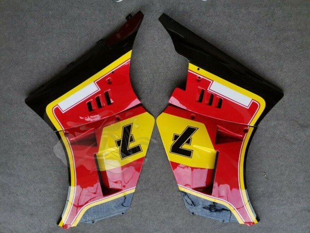 Carenagens Moto Suzuki RG400 RG500 RG400/500 1984-1987 - Vermelho Amarelo Preto 7