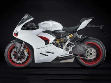 Carenagens Moto Ducati Panigale V2 2020-2024 - Branco Vermelho Preto Fosco