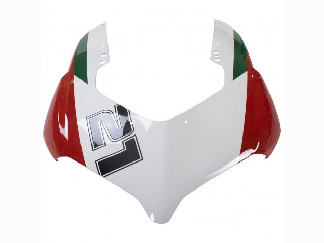 Carenagens Moto Ducati Panigale V2 2020-2024 - Branco Vermelho Verde Preto Fosco Corse 21