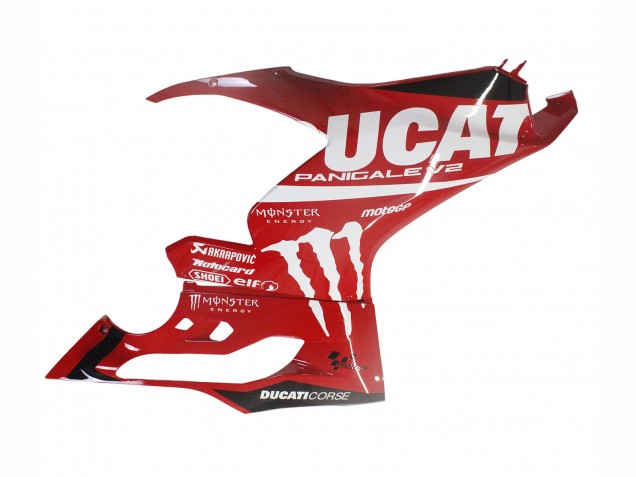 Carenagens Moto Ducati Panigale V2 2020-2024 - Vermelho Preto Brilhante Monstro Corse