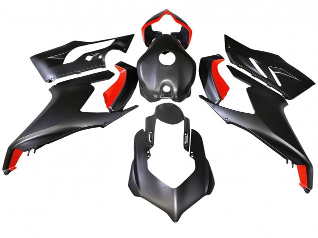 Kits Carenagem Moto Ducati Panigale V2 2020-2024 - Vermelho Preto Fosco