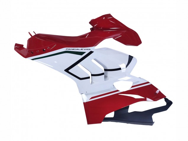 Carenagens Moto Ducati Panigale V4 V4S 2020-2021 - Branco Vermelho Verde Preto Fosco