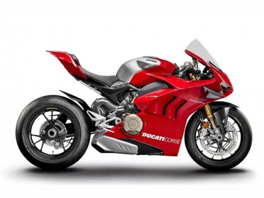 Carenagens Moto Ducati Panigale V4 V4S 2020-2021 - Prata Vermelho