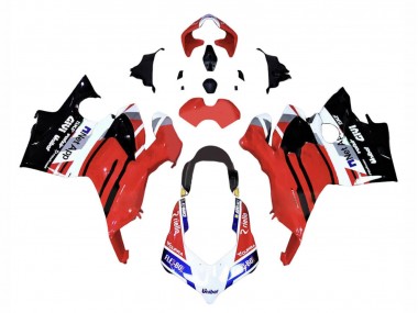 Carenagens Moto Ducati Panigale V4 V4S 2018-2019 - Vermelho Azul Preto Brilhante Flex-Box Givi