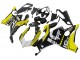 Carenagens Moto Ducati Panigale V4 V4S 2020-2021 - Amarelo Branco Preto Brilhante
