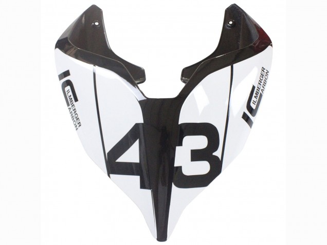 Carenagens Moto Ducati Panigale V4 V4S 2020-2021 - Amarelo Branco Preto Brilhante