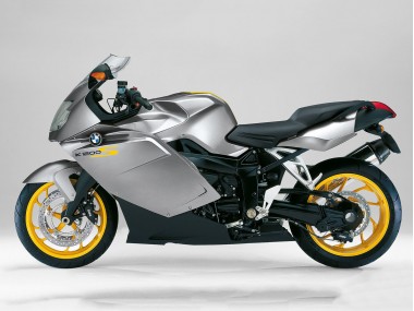 Kits Carenagem Moto BMW K1200S 2005-2010 - Prata Amarelo Preto