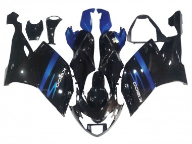 Carenagens Moto BMW K1200S 2005-2010 - Azul Preto Brilhante