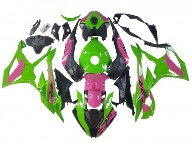 Carenagens Moto BMW S1000RR 2023-2024 - Rosa Verde Preto
