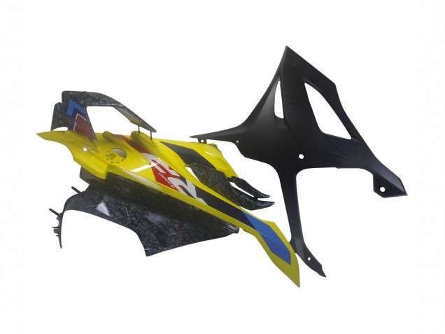 Carenagens Moto BMW S1000RR 2023-2024 - Amarelo Fibra de Carbono