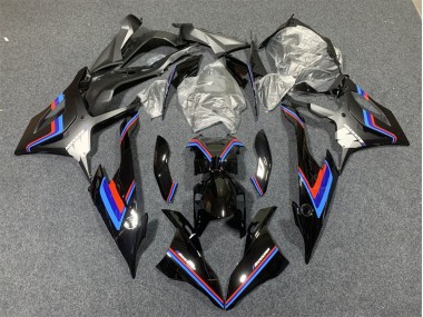 Carenagem Moto BMW S1000RR 2019-2022 - Preto Azul Vermelho