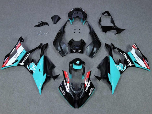 Carenagens Moto BMW S1000RR 2019-2022 - Preto Ciano Petronas